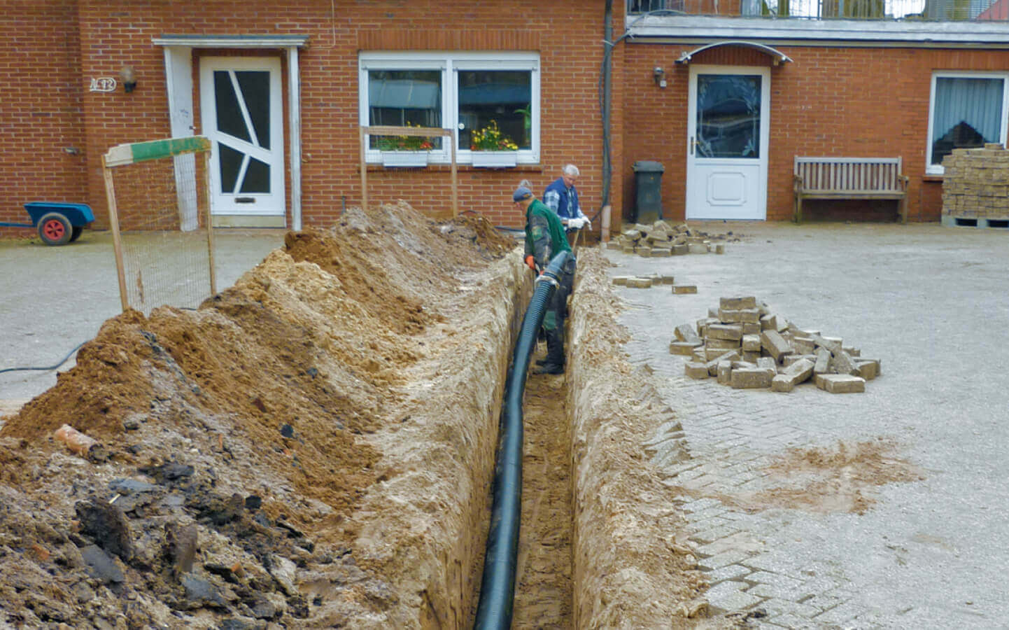 warm tap water connection